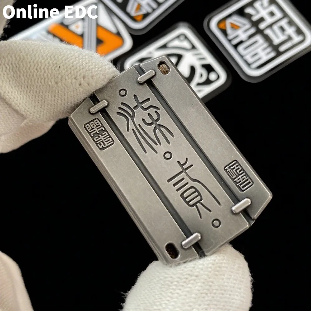 Giocattoli EDC usati WANWU-EDC Slider di spinta illimitato in acciaio inossidabile Giocattoli antistress per adulti Giocattolo novità fuori stampa