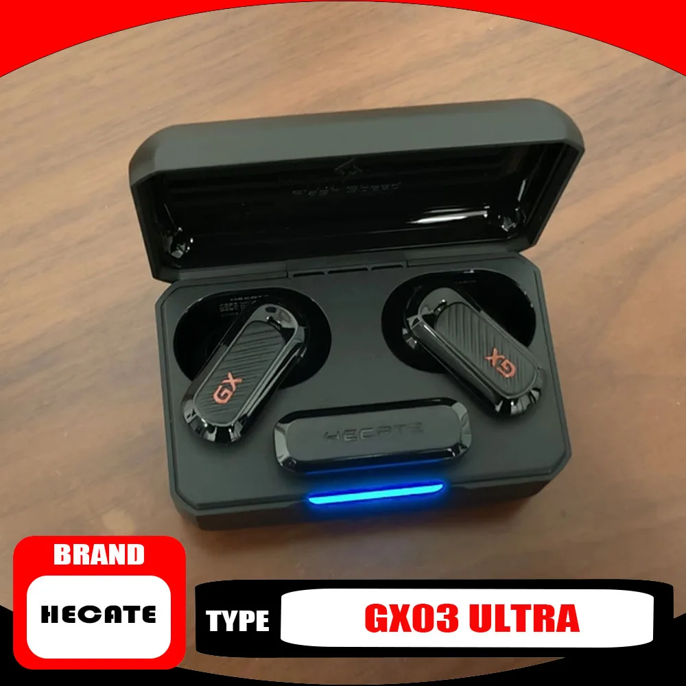 HECATE Edifier GX03 Ultra Bluetooth Earphones with ANC ENC Noise Reduction Wireless in-Ear Gaming Headphones Durable