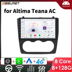 OSSURET Car Radio Android for Nissan Altima Teana 2008 - 2012 Carplay Stereo Video Auto Multimedia Player 7862 2DIN AUDIO WIFI