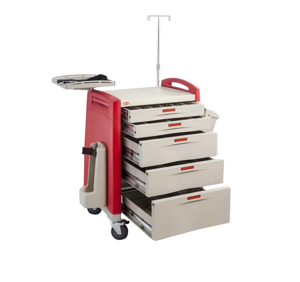 Carrello medico di emergenza in ABS per mobili ospedalieri per carrello per medicinali ospedalieri