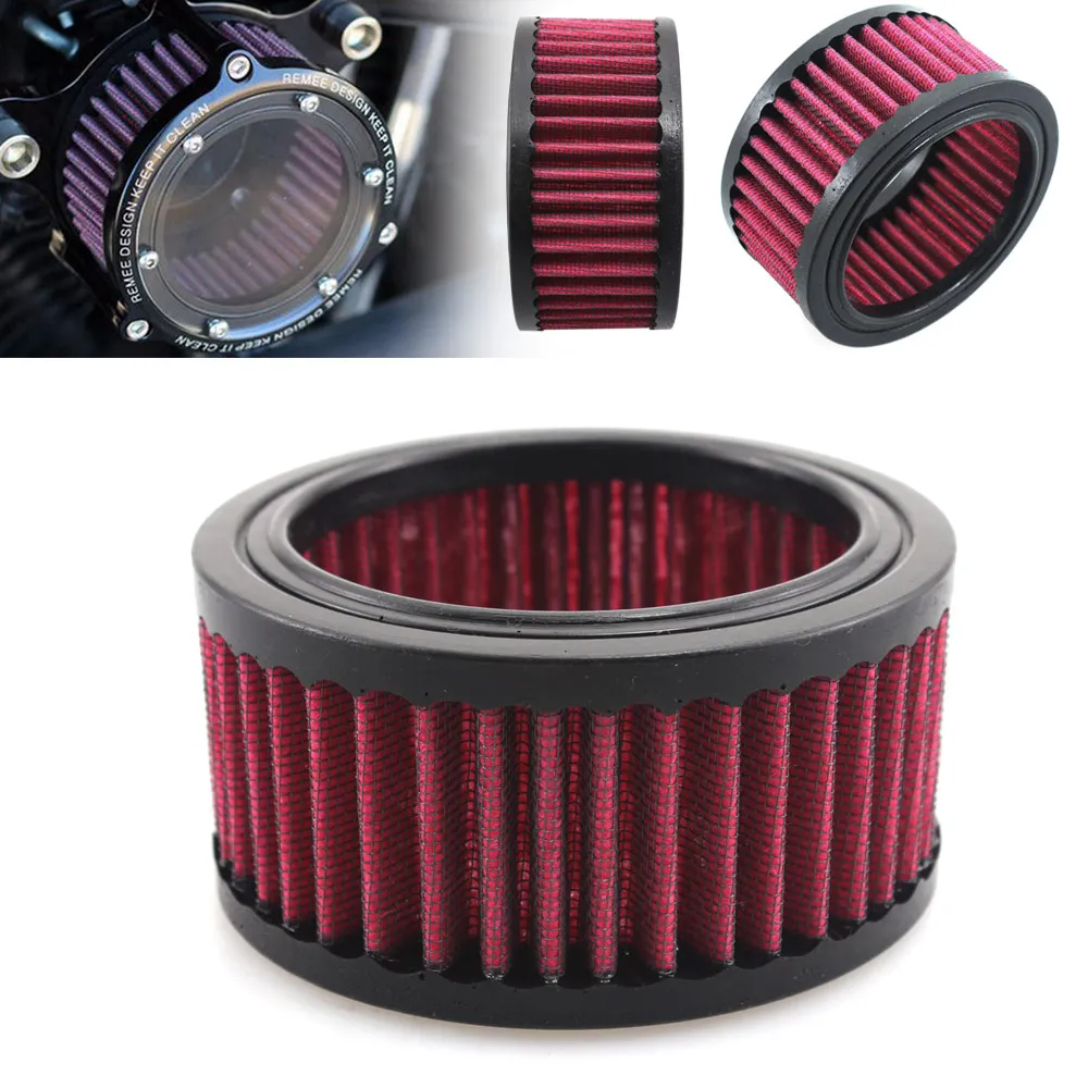 Motorcycle  Replacement  Red Air Cleaner Intake Filte Accessories Fits For Sportster 1200 Forty-Eight Special XL1200XS 2018–2019