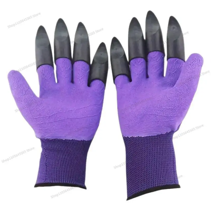 Horticultural planting, excavation work gloves, safety protection, anti slip and wear-resistant octopus labor protection gloves