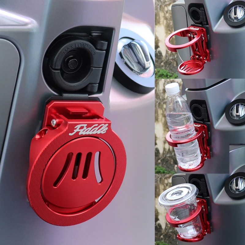 حامل زجاجة مشروب قابل للطي ، إكسسوارات دراجة نارية ، حامل لدراجة SYM FIDDLE4 FIDDLE5 FIDDLE5 FIDDLE