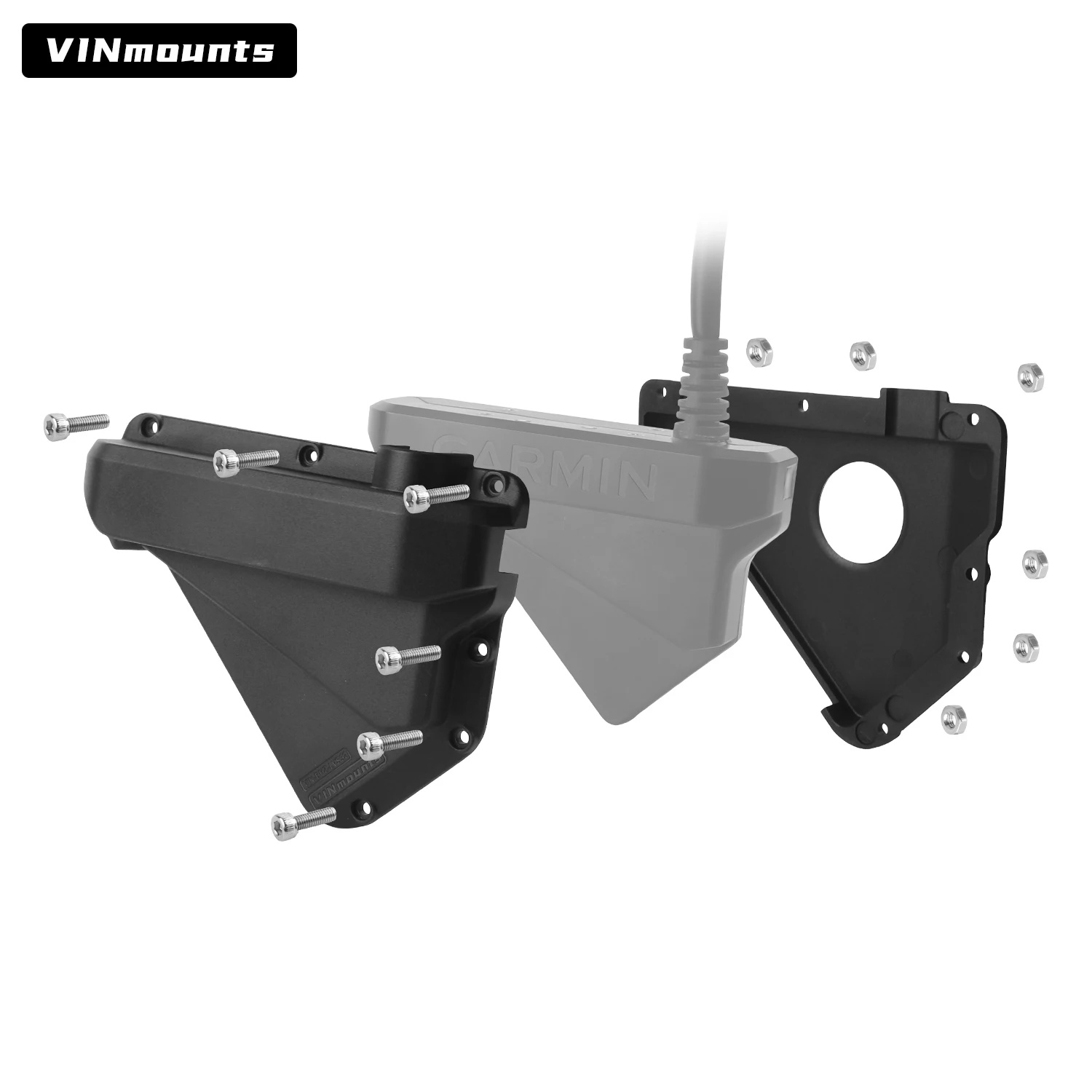 

Garmin LVS34/32 LiveScope Transducer Protective Cover, Heavy-Duty Nylon Anti-Collision Case, Sonar for Boat & Ice Fishing
