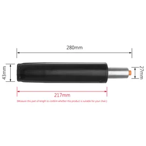 Pneumatische Stangenunterstützung für Bürostuhlunterstützung, Gasaufzugszylinder, Bar Tamborete, Stoßdämpfer, Kolbensitzersatz, resistent, 11 12 Hauptverkaufskolben -Bürostuhl - №2