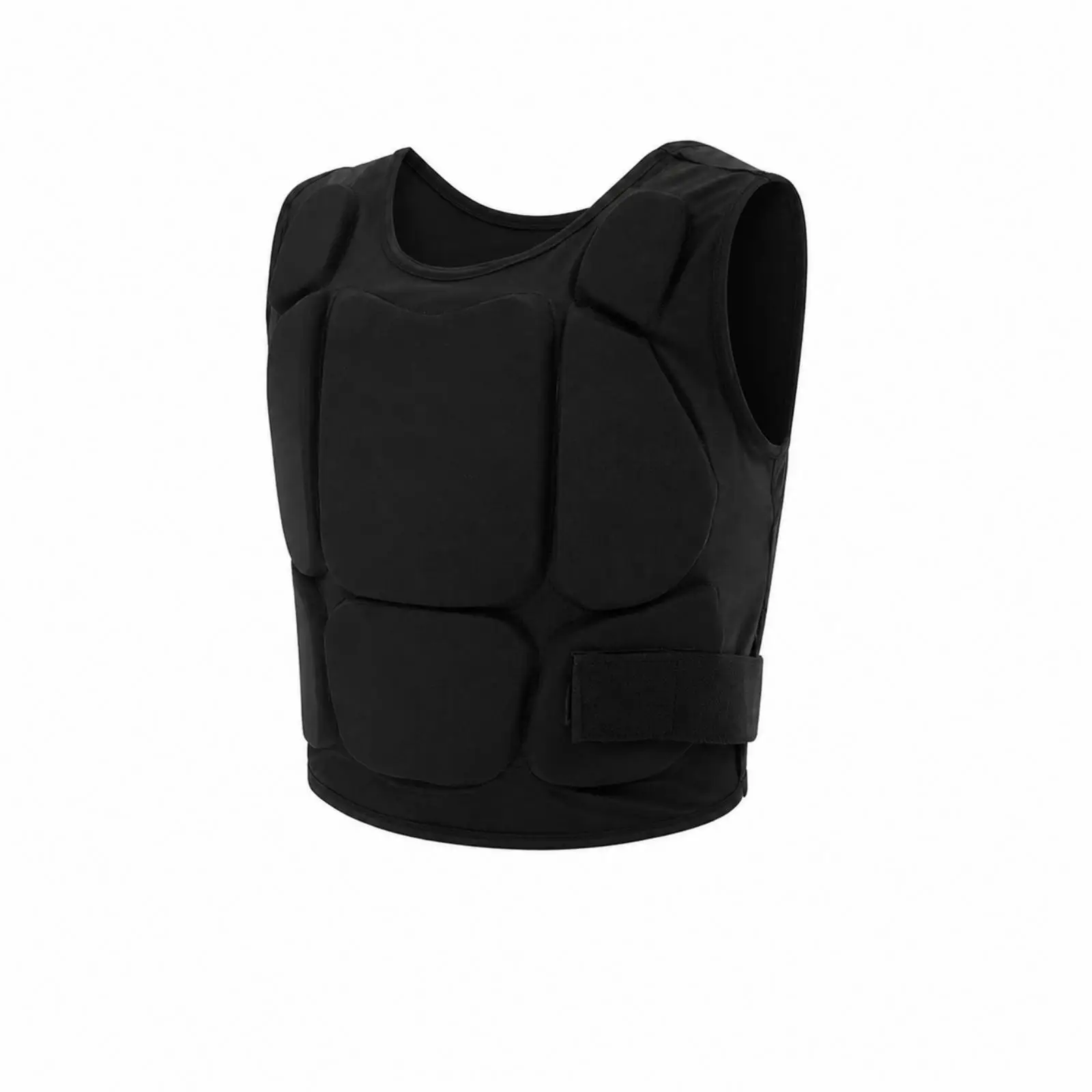 Adjustable Karate Breast Protection Vest Lightweight Polyester Foam Padding for Taekwondo Fencing Chest Guard for Women Men