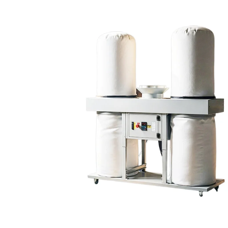 Woodworking bag vacuum cleaner, workshop dust collector, movable fan