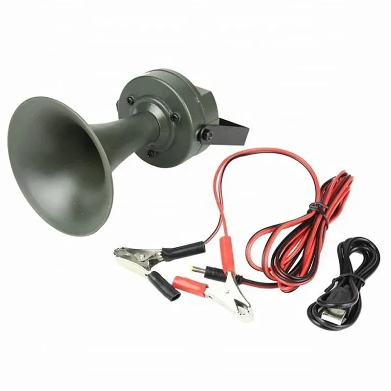 Bocina electrónica para exteriores, dispositivo de Canto de Pájaros, altavoz MP3, 182 llamadas, reproductor MP3, temporizador con altavoz de 35W 125DB, nuevo