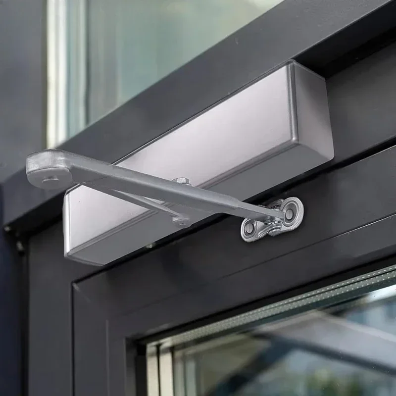 Heavy Duty Listed Automatic Cast Iron Body Low Opening Resistance Door Closer 15-150 KG 180 Degree 1400mm Automatic Door Closer