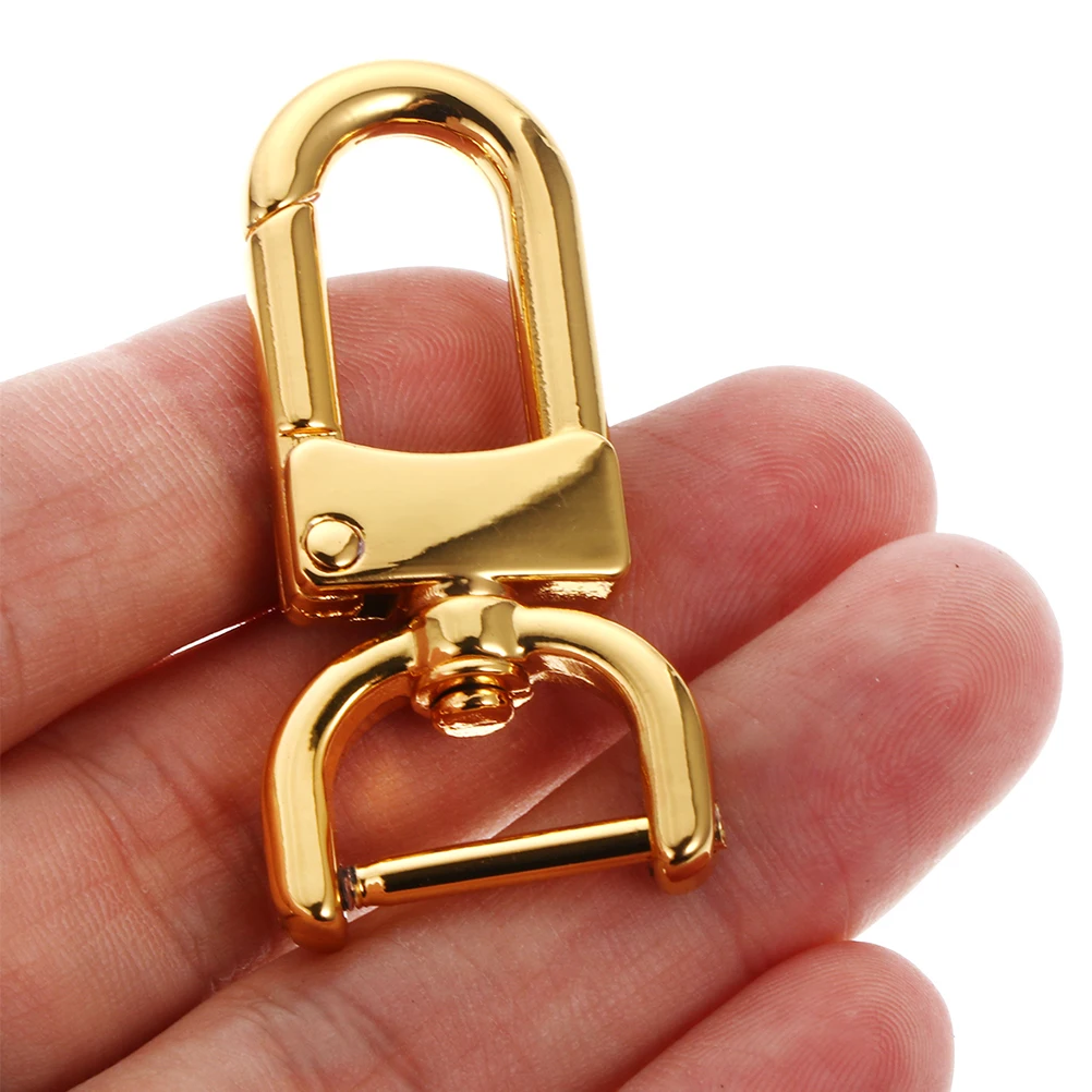 

3pcs Metal Dog Buckle Clip Detachable Snap Hook Swivel Clasp For Bag Strap Repair Replacement Zinc Alloy Golden Buckle For Pet