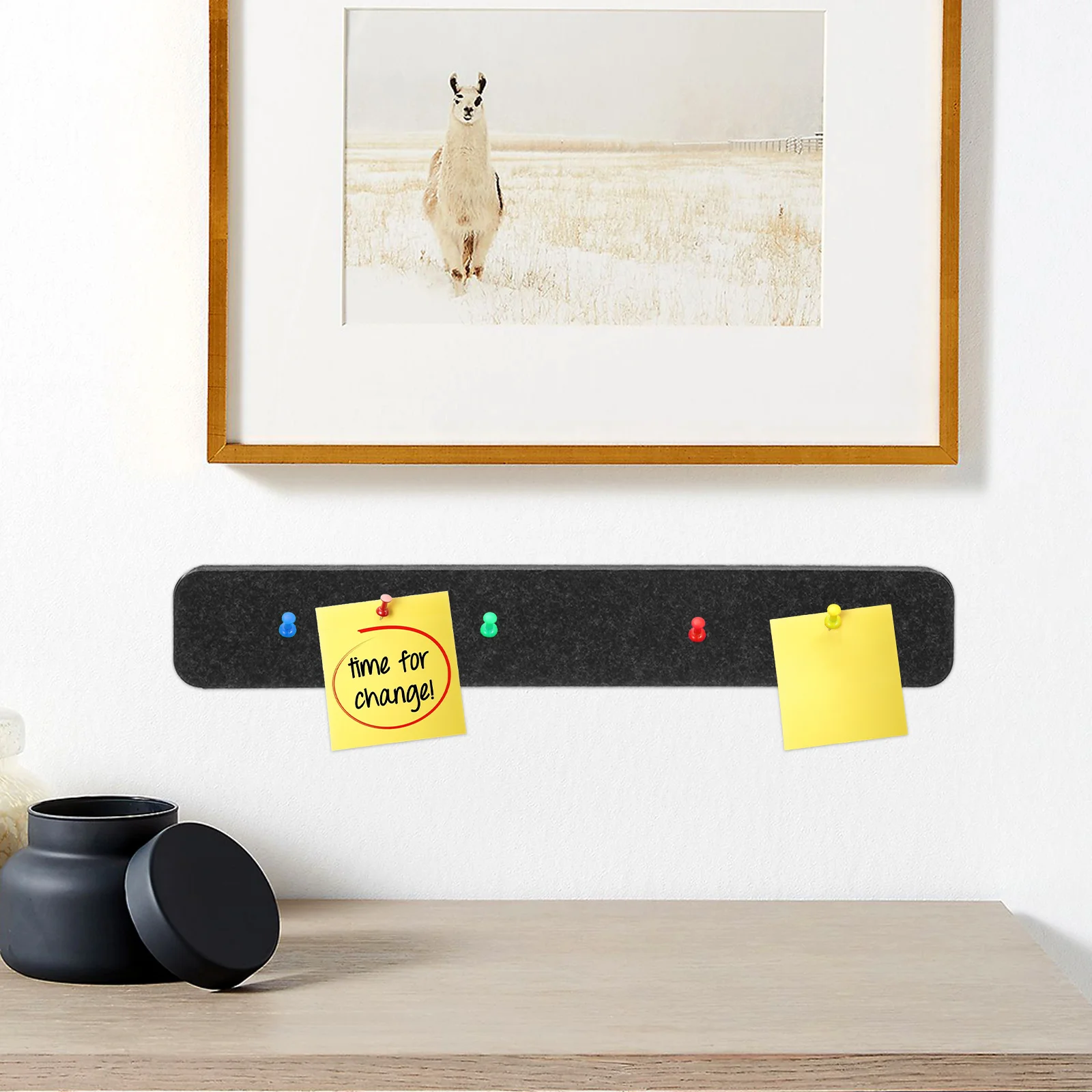 5 قطعة ورأى لوحة الإعلانات قطاع ذاتية اللصق ورأى رسالة مجلس الجدار ملصق للمنزل ديكور عرض متعددة الوظائف جدار الفن