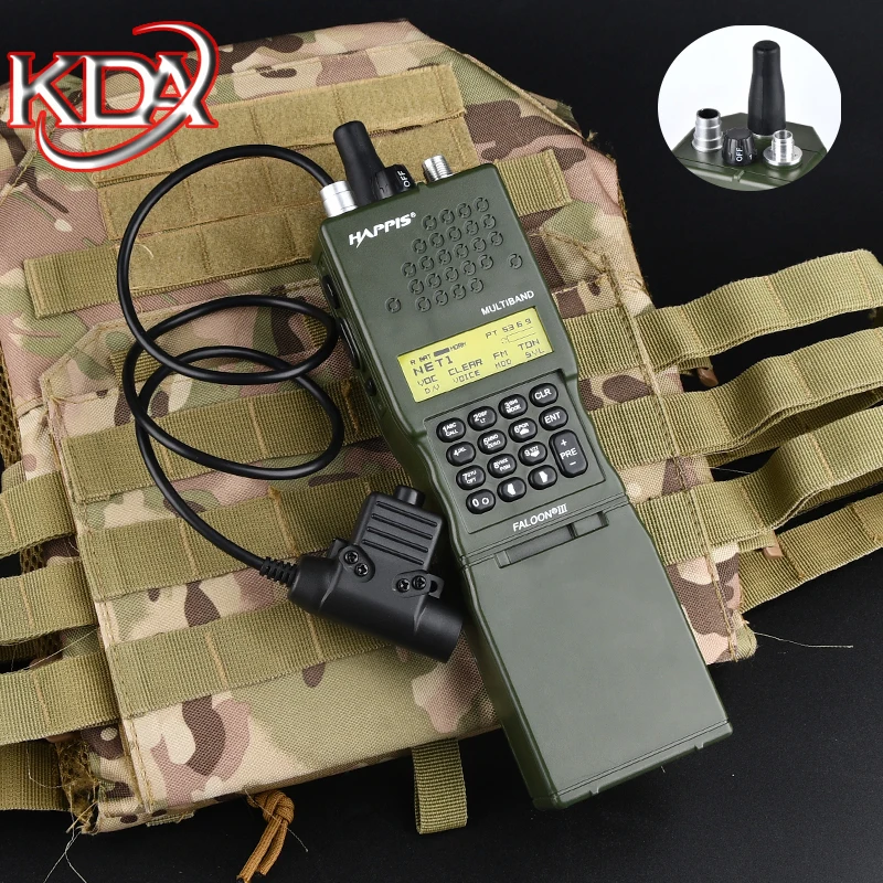 

WADSN Tactical PRC-152 PRC 148 Interphone Model Dummy Radio Box Antenna Package No function Virtual Model Fit Baofeng UV-5R