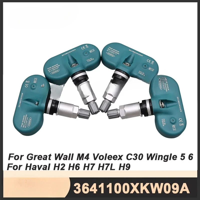 

4PCS 3641100XKW09A 434MHZ TPMS Tire Pressure Monitoring Sensor For Great Wall Hover H2 HAVAL H9 H5