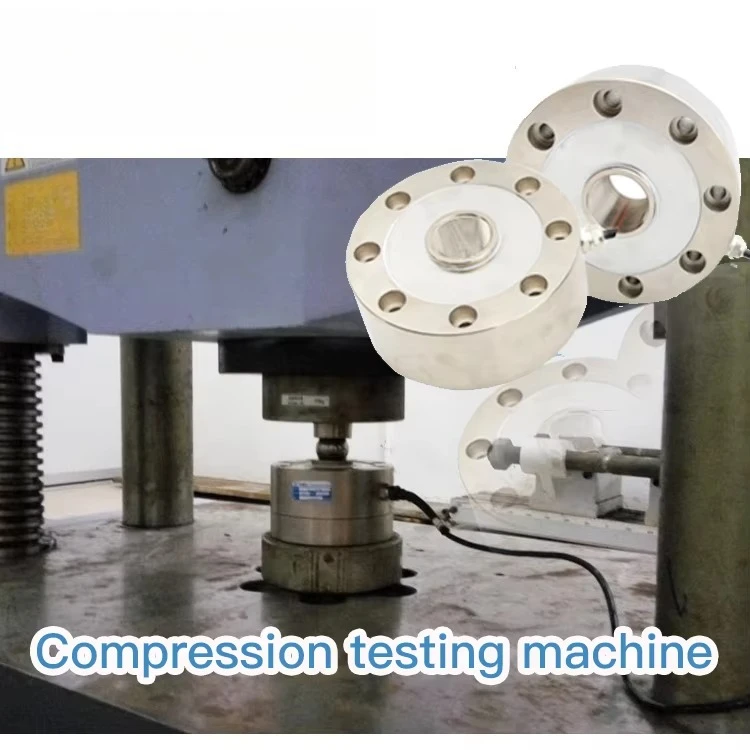 GSS406 Hydraulic Compression Load Sensor Contour Pancake Round Force Sensor 50T 100T 150T