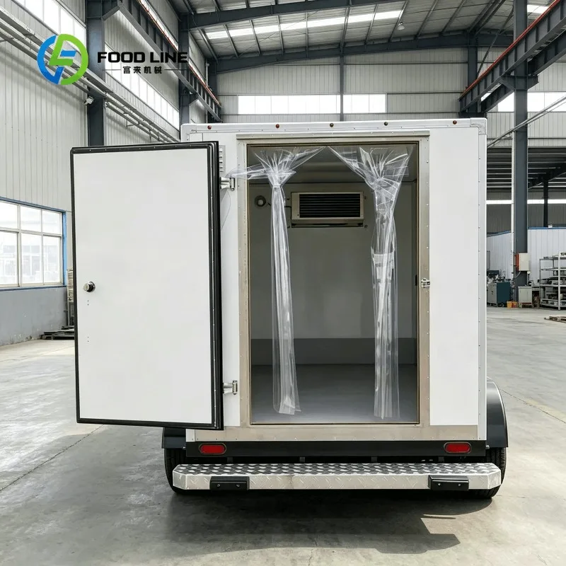 Customized Refrigerated Cargo Box With Diamond Plate Floor And Insulated Walls For Ice Cream Van Bulk Purchase Wholesale Rate