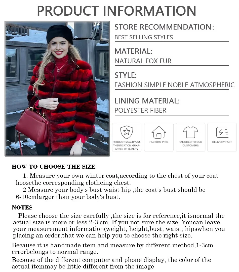 Luxury Cropped Fur Jacket New Winter Women Coats Coat High Quality Best Selling