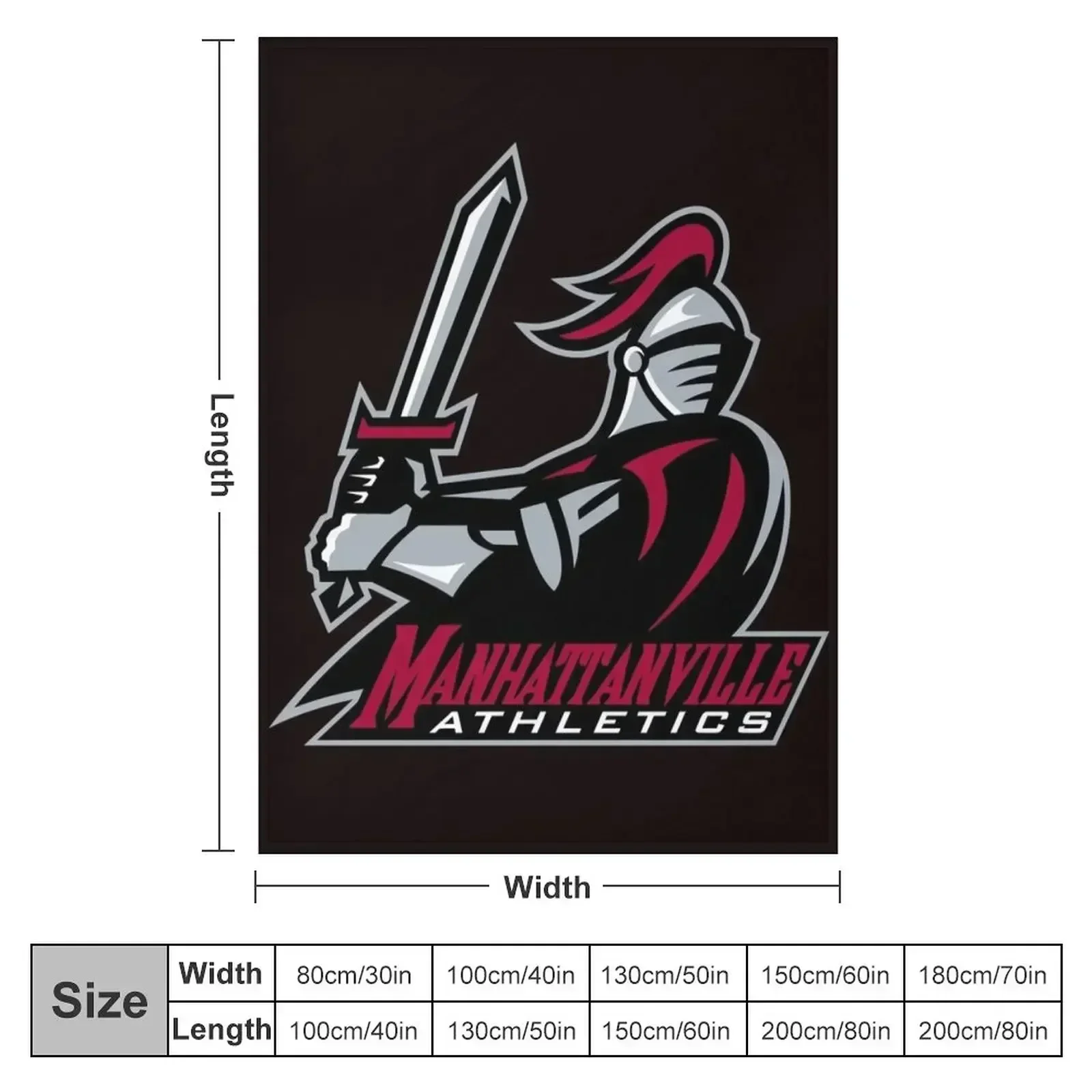 Manhattanville College valiants Throw Blanket christmas gifts Thermals For Travel Blankets