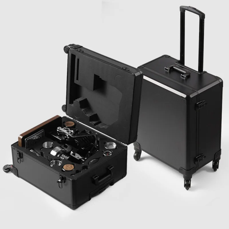 Semi-Automatic Manual-Pressure Espresso Machine; Fully Mechanical Extraction with Pressure Conversion; 58MM Handle Filter Basket