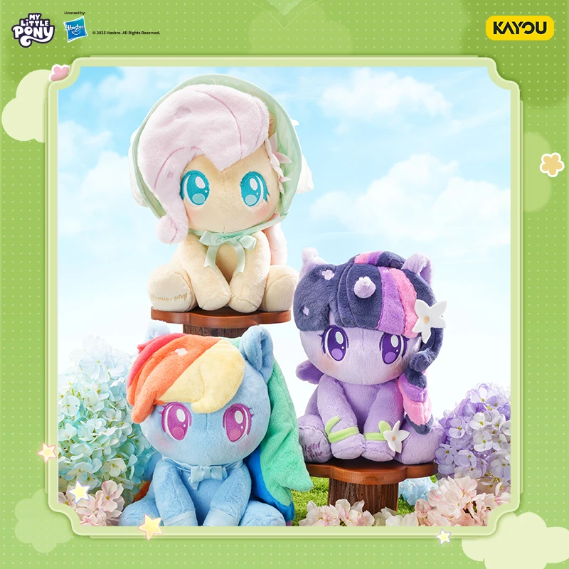 

Official Genuine Kayou My Little Pony-Flower Fairy Sitting posture Plush Toy-Magic Garden Series Anime Figures Collectible Gift