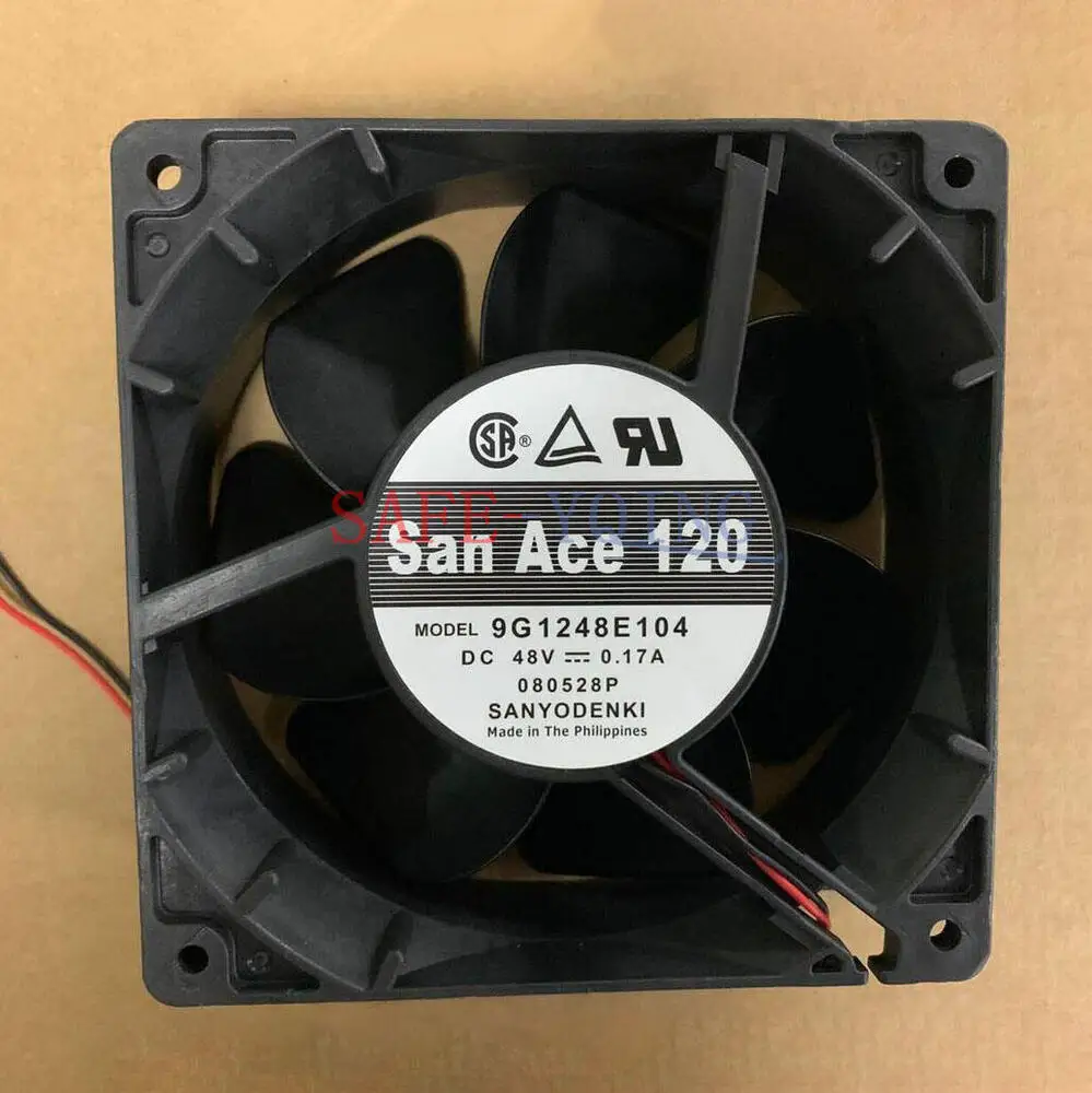 

ONE San Ace 9G1248E104 48V 0.17A 12038 120mm chassis cooling fan New