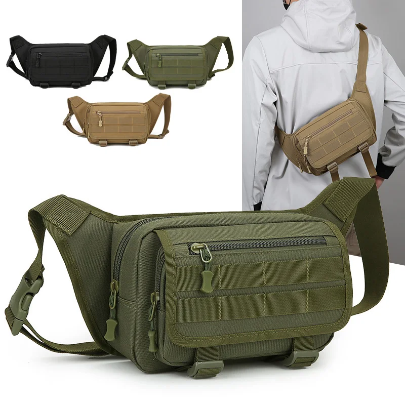 حقيبة صدر كاجوال للرجال، تخزين متعدد الأقسام، حقيبة كتف رياضية، مناسبة للأنشطة الخارجية مثل المشي لمسافات طويلة وركوب الدراجات وما إلى ذلك #1