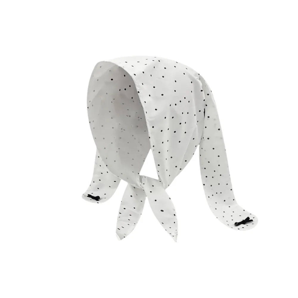 

Temperament Y2K Korean Lop Ear Rabbit Hat Bowknot Sweet Floral Hair Scarf Polka Dot Cherry Pullover Cap Spring/Summer