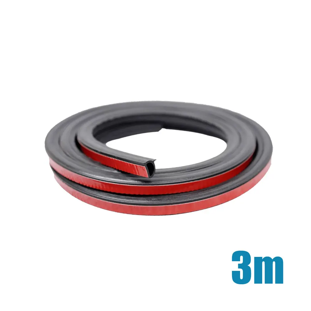 Q Type Car Door Seal Noise Insulation Weatherstrip Rubber Bonnet Engine Sealing Strip Trim Auto Trunk Cover Seal Car Accessories