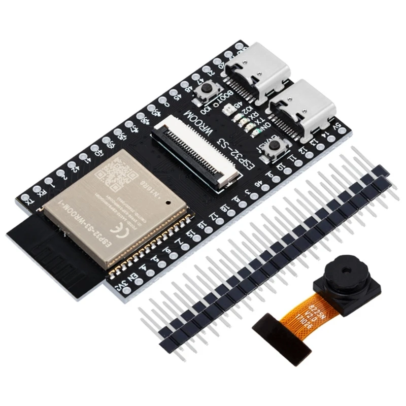 ESP32S3-WROOM Development Board Base On ESP32S3-WROOM-1 Modulars Onboards OV2640 Camera Module F19E