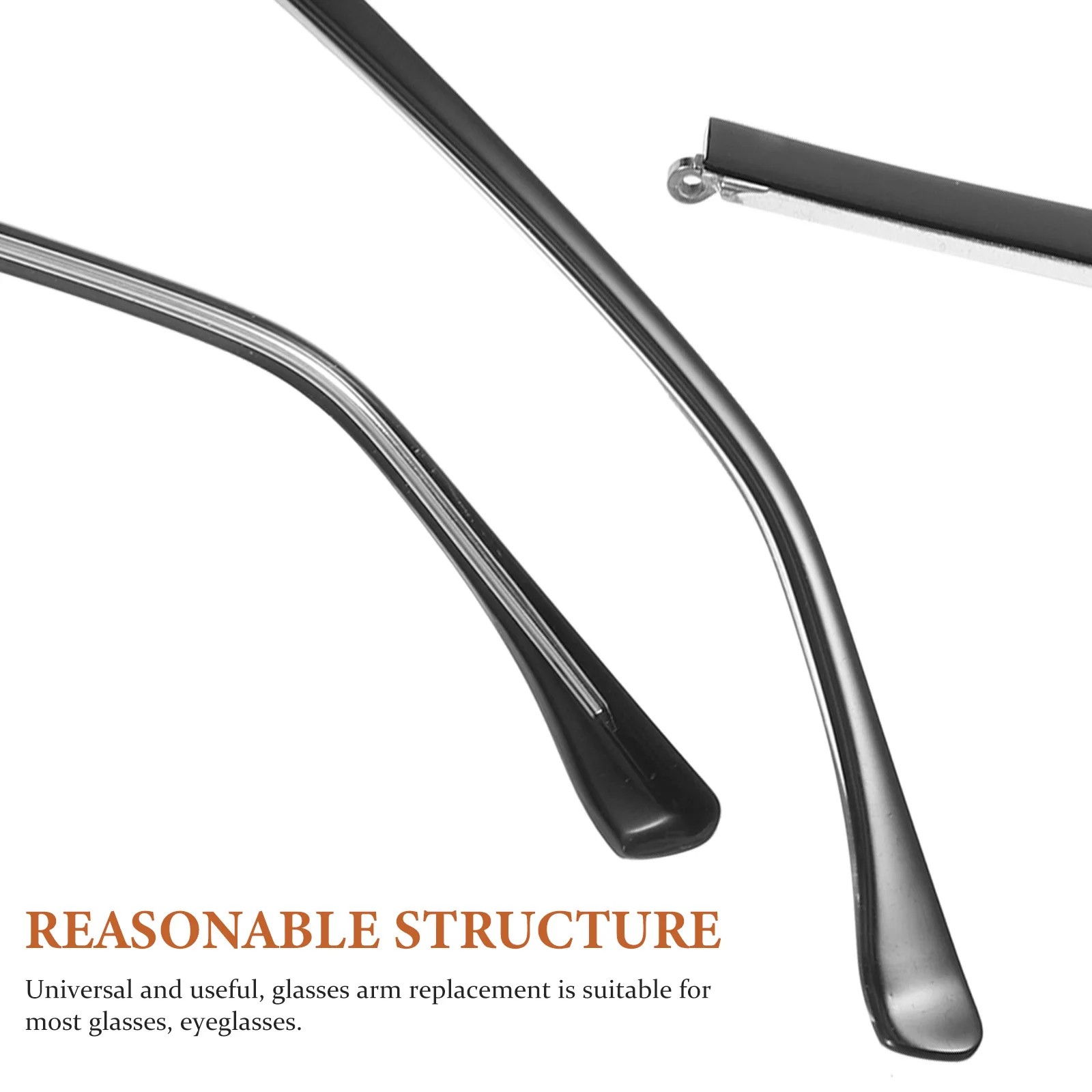 1 زوج العالمي النظارات الذراع الساقين استبدال شركة مستقرة آمنة مريحة العملي نظارات الذراع استبدال نظارات الساقين