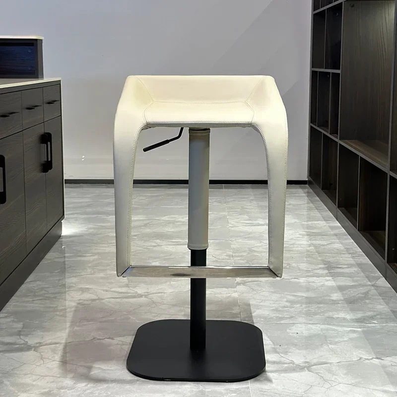 Restaurant Reception Bar Chairs Leather Island Unique Reception Adjustable High Chairs Luxury Accent Cadeira Trendy Furniture