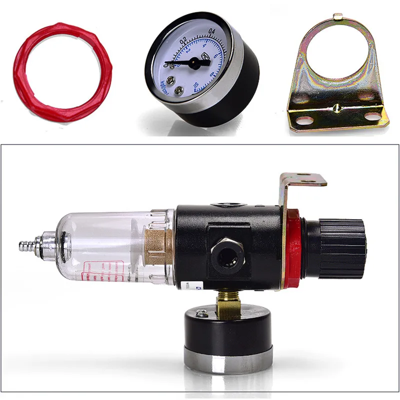 Afr-2000 1/4 Pneumatic Filters AFR2000 Filter For Air Compressor Moisture Separator Pressure Regulator Oil Water Separators Unit