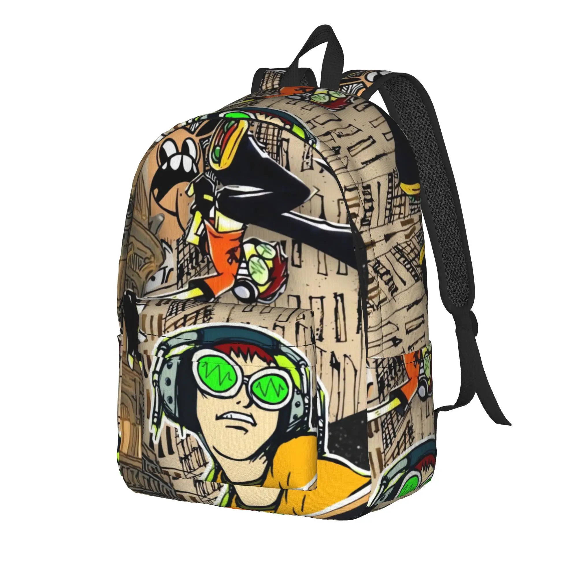 Jet Set Radio Future Backpack  Workout Backpacks Student Kawaii High School Bags Design Breathable Rucksack