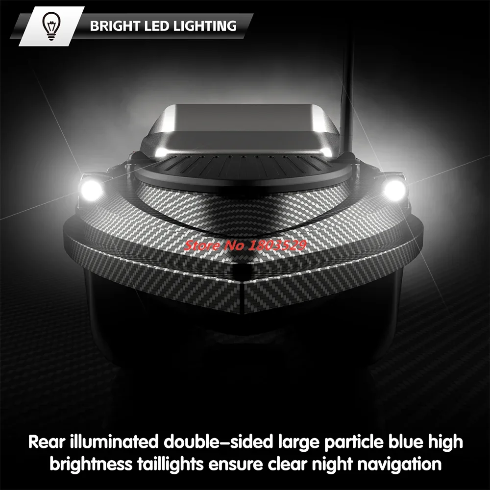 800M 3KG Load 180 GPS Point GPS Fishing Bait Boat Auto Return GPS Sonar Fish Finder 12V Powerful Carp Fishing RC Nesting Boats