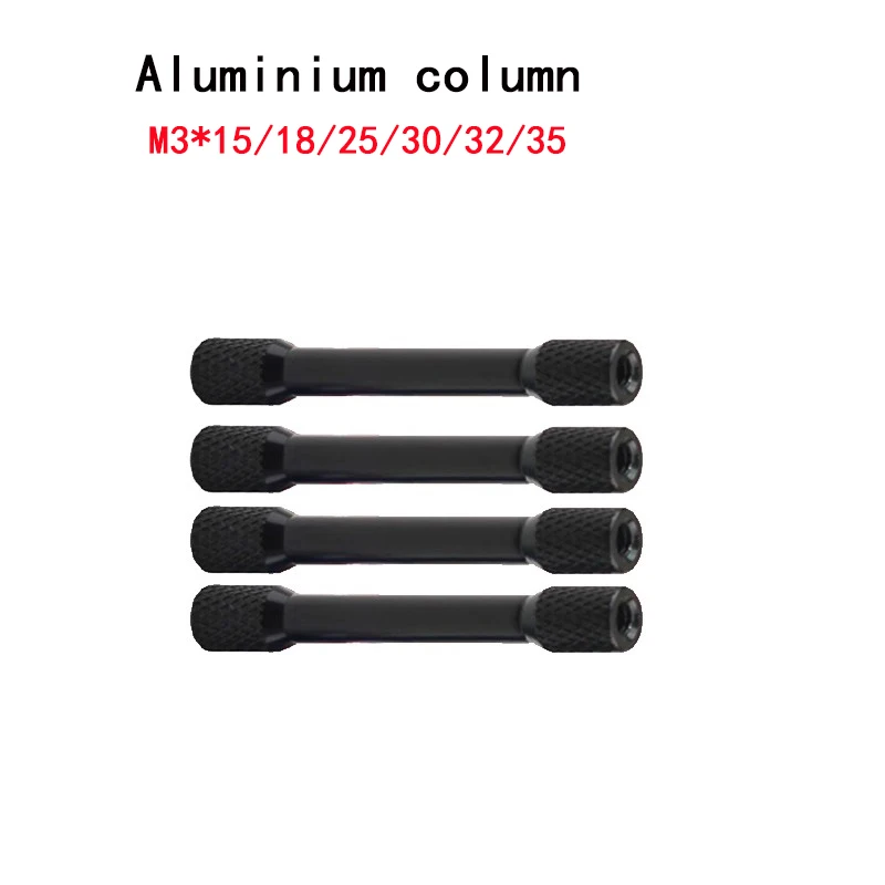 10 Stück M3 Aluminium-Abstandshalter – Doppelte Sechskant-Abstandshalter, rundes, farbenfrohes Design, leicht – perfekt für DIY FPV-Drohnen und Multirotoren – Detail 2
