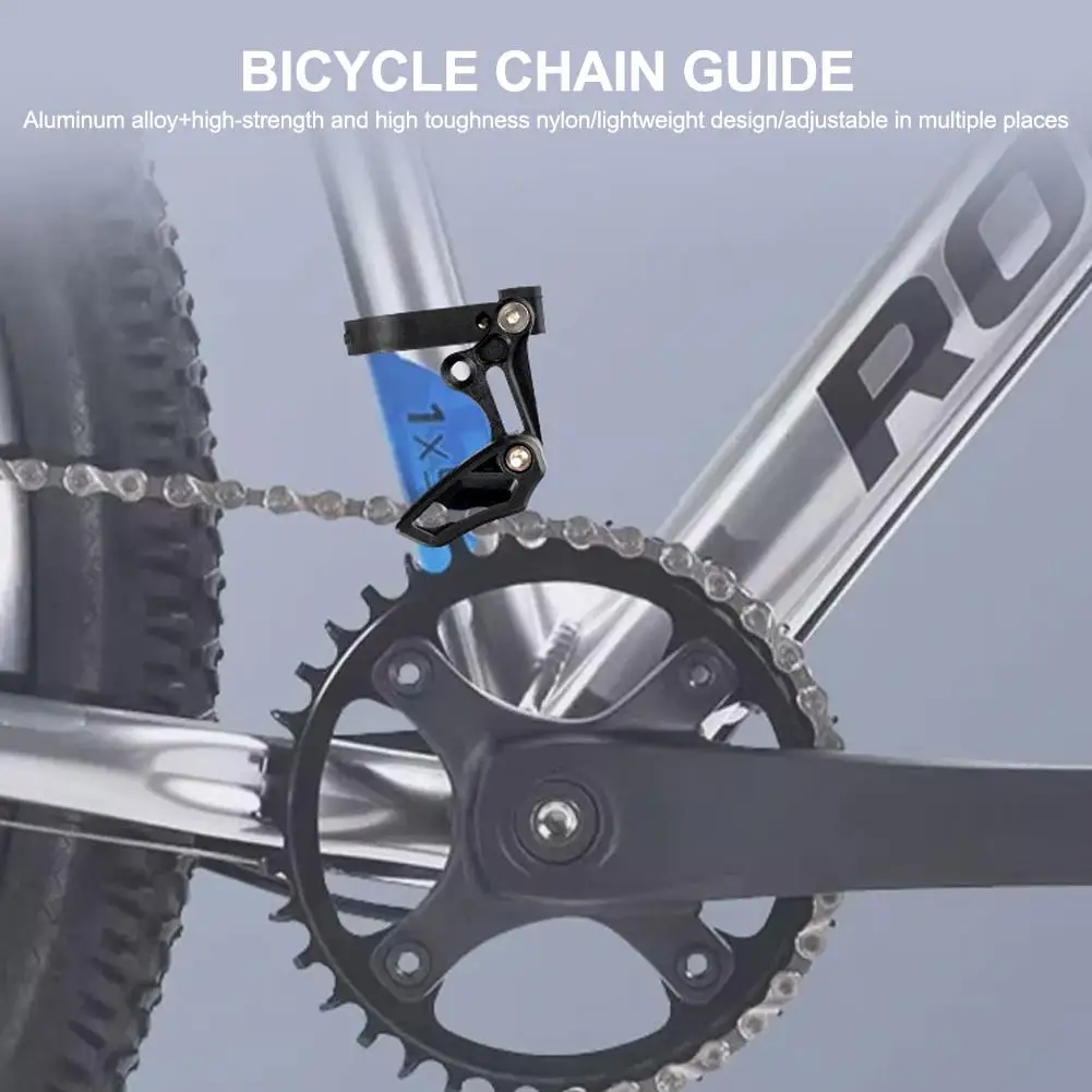 Mountain Bike Chain Guide Positive And Negative Teeth Pressure 32~35mm Chain Chain 8-12 Front Speed Anti-drop Dial Device H1W0