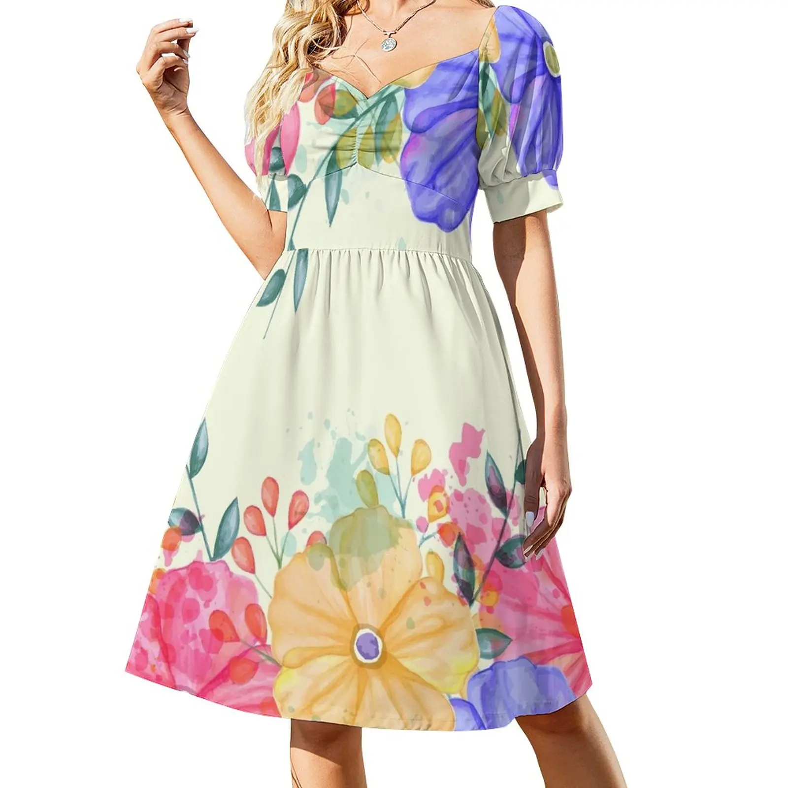 

Spring flower garden Dress birthday dress for women Dress women Dresses long sleeve dresses