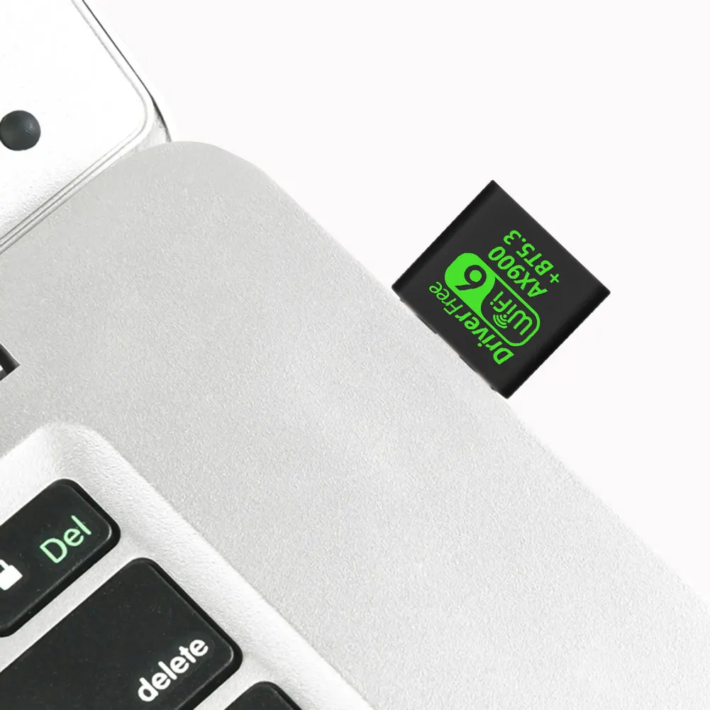 

USB WiFi 6 Bluetooth-Compatible 5.3 Adapter 2in1 Dongle 900Mbps Dual Band 2.4/5.8GHz WiFi Network Wireless Wlan Receiver