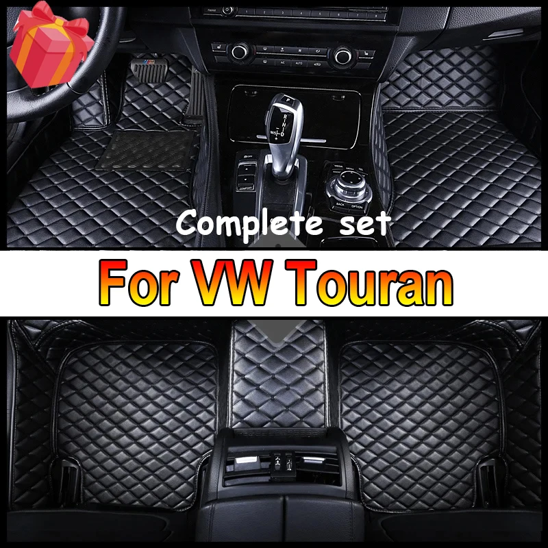 

Custom Car Floor Mats For VW Touran Auto Carpets Foot Coche Accessorie