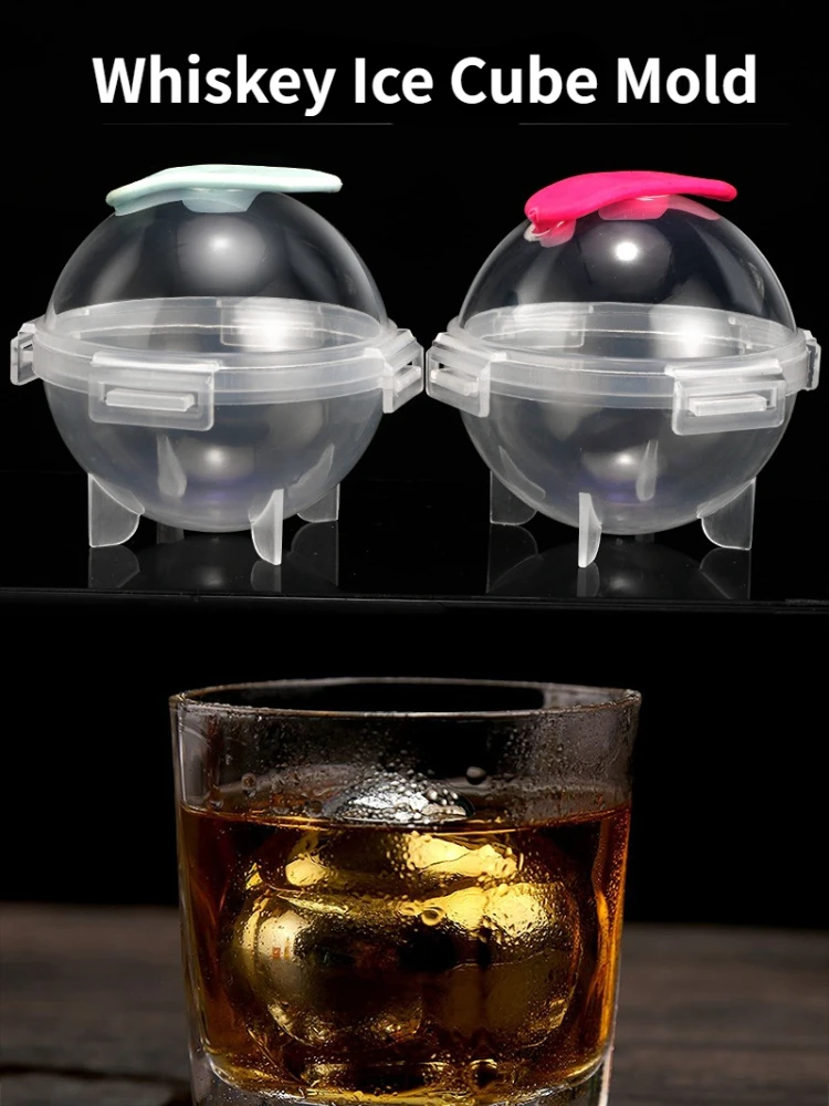 Large Ice Mould 5CM Whiskey Round Ball Ice Making Mold Home DIY Ice Cream Maker Whiskey Ice Tray for Bar Home Kitchen Gadget