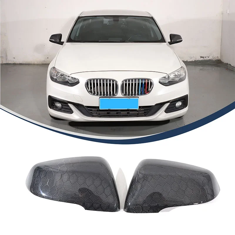 For BMW 1 Series F20 F21 2011-2019 Real Carbon Fiber Honeycomb Pattern Car Exterior Mirror Cover Exterior Accessories