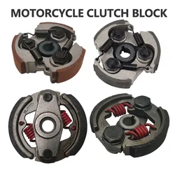 2 Stroke 47cc 49cc Complete Alloy 2/3 Shoe Clutch Pads Springs Gas Motorcycle Minimoto Pocket Bike Mini Dirt Bike Quad ATV