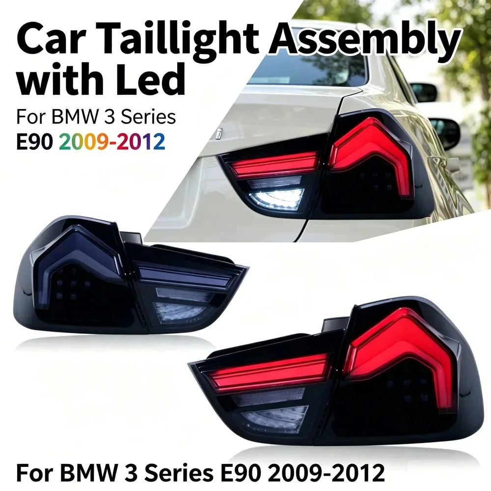 

Car Taillight Assembly Plug Play for BMW 3 Series E90 2009-2012 Rear Taillights Running Lights Turn Signals Body Kits Tuning
