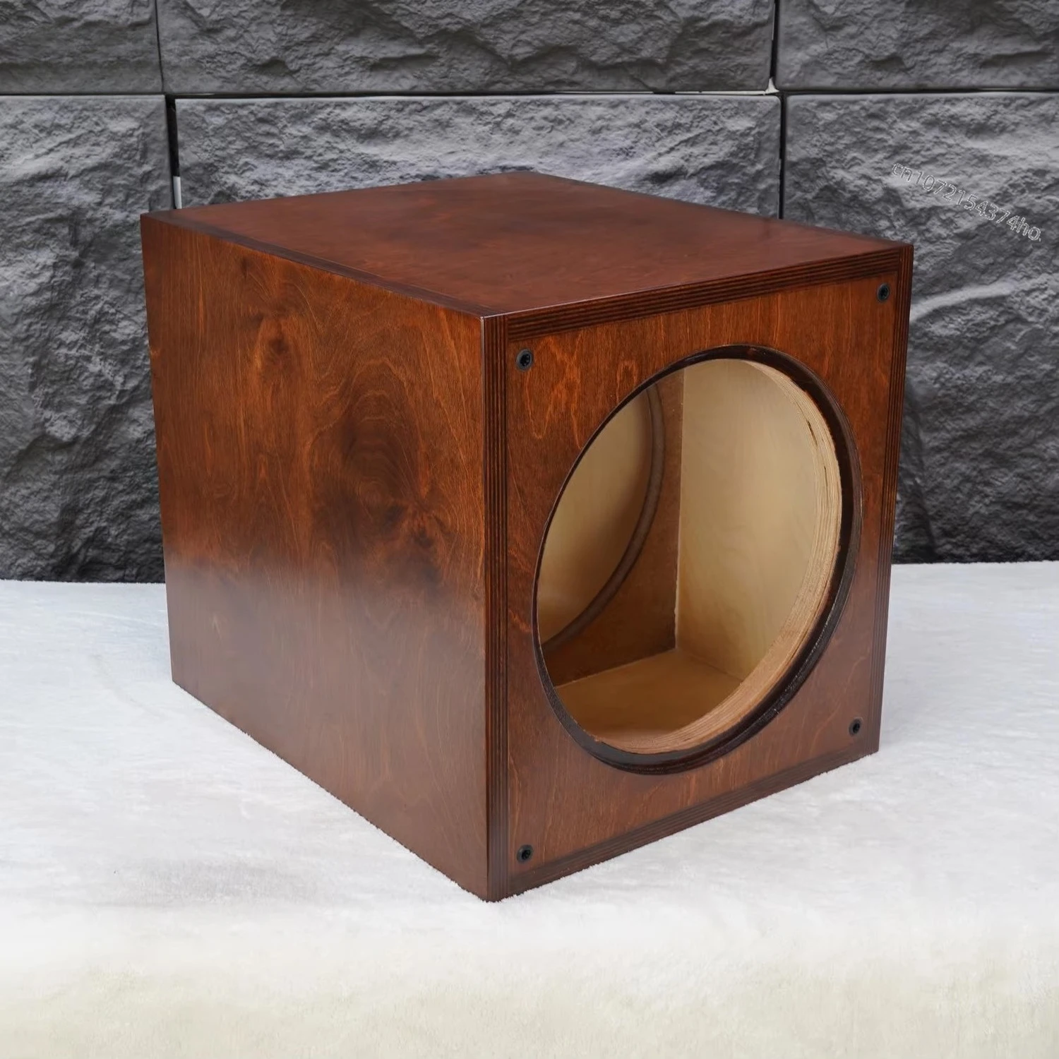 Birch Plywood Subwoofer Empty Cabinet Ported Bass Box DIY Speaker Enclosure Compatible with 8 10 12 15 Inch Subwoofer Driver