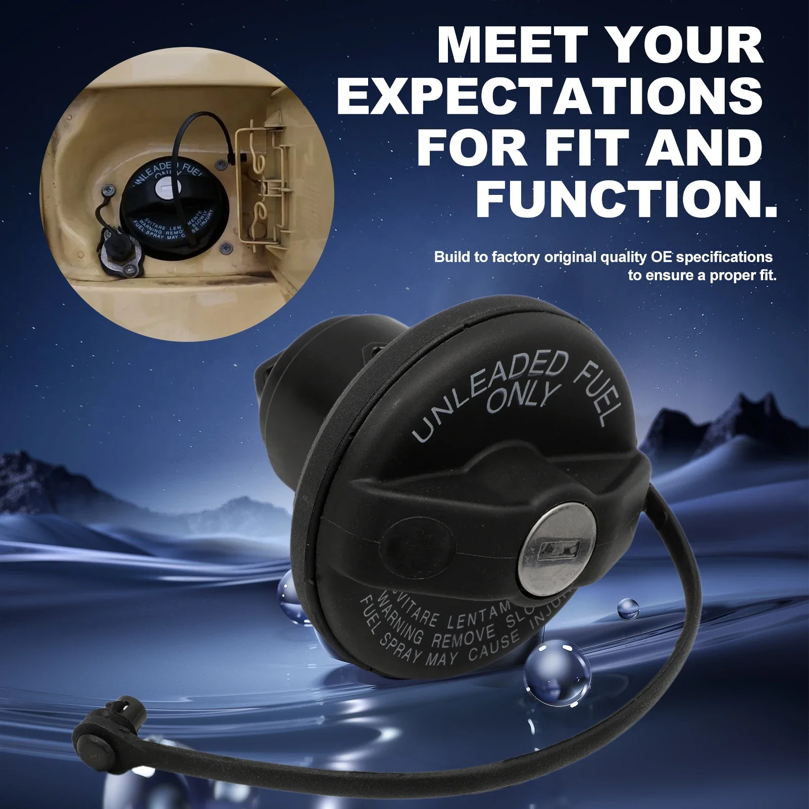 

71802520 Крышка бака автомобиля с замком и 2 ключами для Fiat 500 Grande Punto EVO