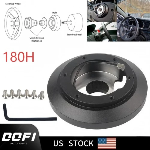 

STEERING WHEEL SHORT HUB ADAPTER BOSS KIT NEW FOR AUDI VW JETTA GOLF 180H