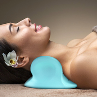 Electric Neck Massager Ergonomic Cervical Traction Device Type C Rechargeable 4D Neck and Shoulder Massager for Neck Shoulder