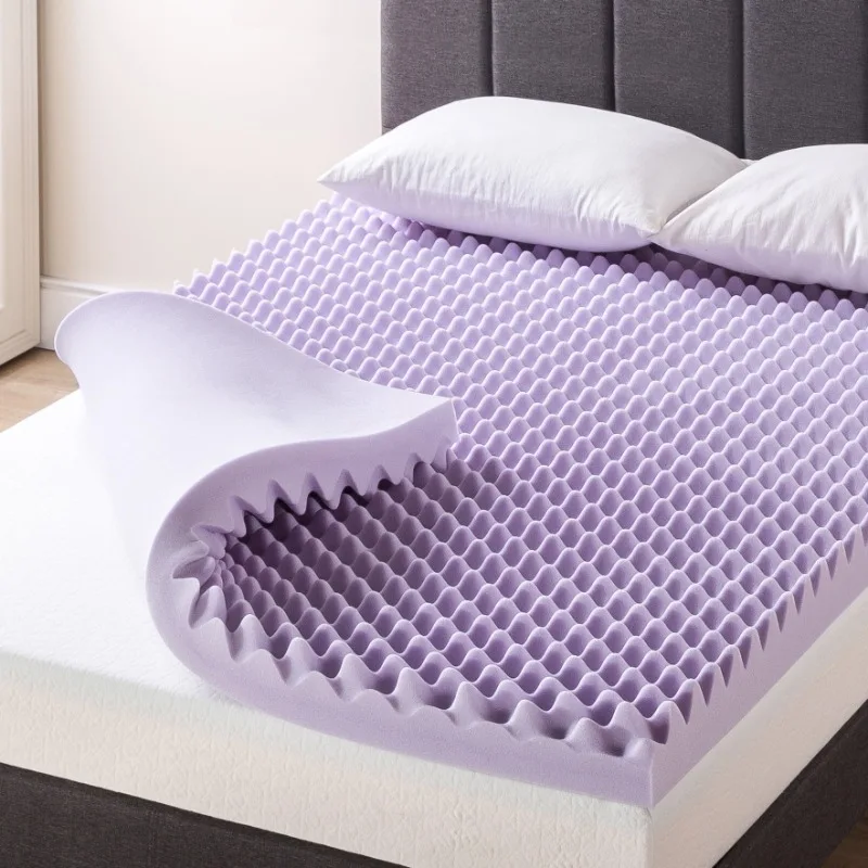 

Price Mattress 4" Memory Foam Egg Crate Mattress Topper with Lavender Infusion, Queen