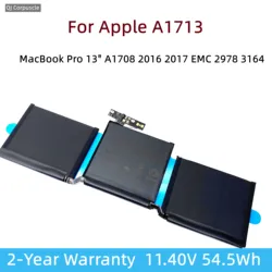 New A1713 Free Tools Laptop Battery For Apple MacBook Pro 13