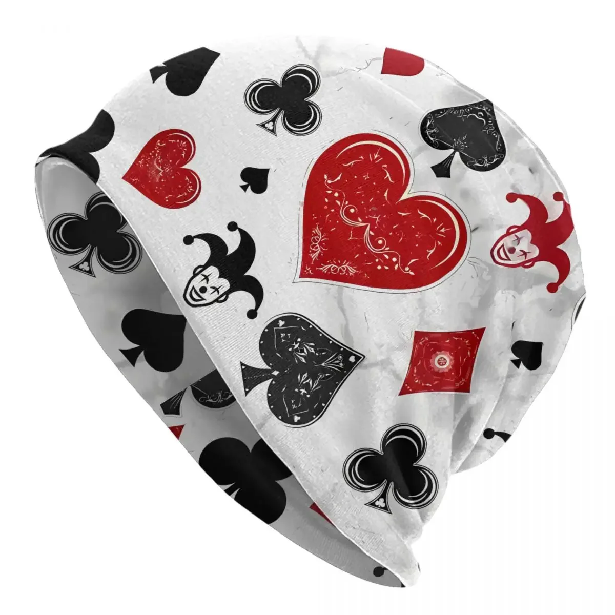 Diamonds Ace Forever Playing Cards Suit Beanies Caps Hat Fashion Bonnet Hats Men