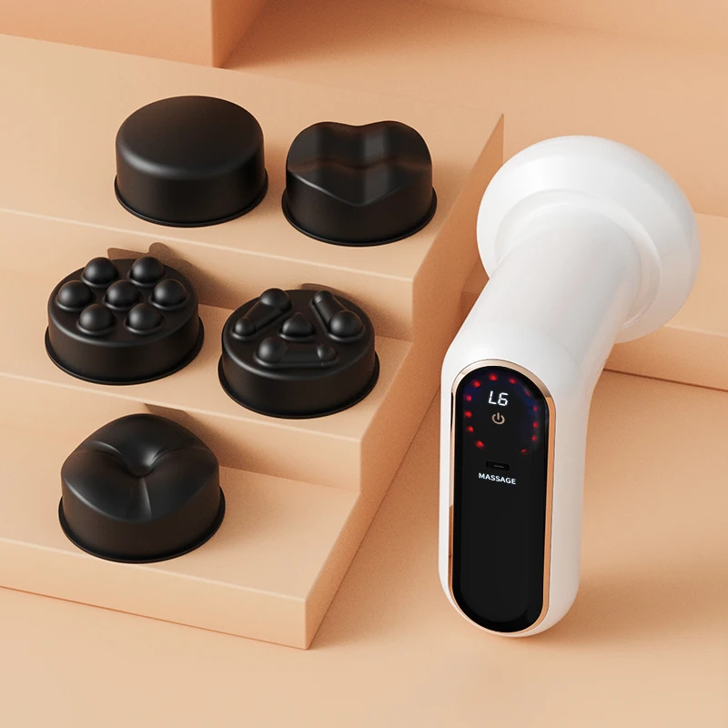 Home Handheld Cellulite Vibrating Abdominal Fat Burning Remover Current Body Massage Machine